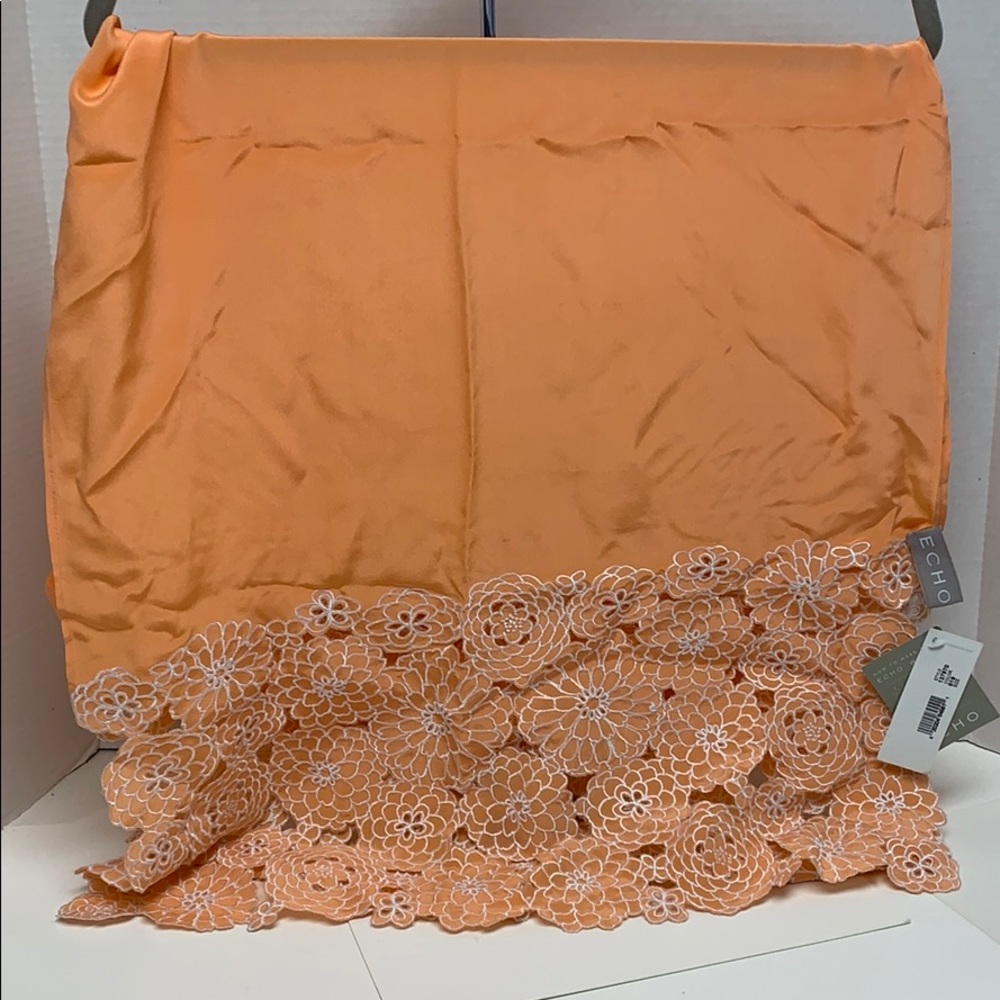 Echo Orange Scarf Wrap, for For all year use